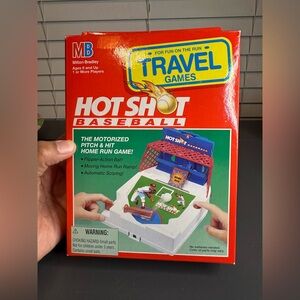 Milton Bradley Travel Games Hot Shot Baseball